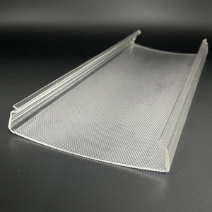 Bming gros transparent acrylique extrusion plastique abat-jour couvercle de lumière led déflecteur de lumière en relief - Product Image 5