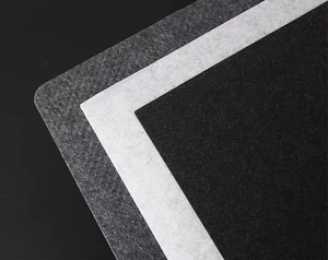 Grand <span class=keywords><strong>tapis</strong></span> de <span class=keywords><strong>bureau</strong></span> en feutre de laine antidérapant pour ordinateur, <span class=keywords><strong>tapis</strong></span> de clavier de table, taille et logo personnalisés, <span class=keywords><strong>tapis</strong></span> de souris en gros, isolation thermique - Product Image 2