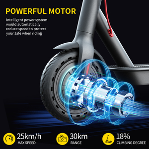 Patinete Eléctrico Barato de Largo Alcance con Ruedas de 25 km/h, Plegable para Adultos, Disponible en Almacenes del Reino Unido y la UE - Product Image 1