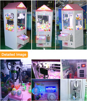 Machine à griffes miniature Lifun personnalisée, à pièces, de table, mini grue, jouet d'arcade, attrape-poupées, cadeau, certifié CE, 110V/220V 1