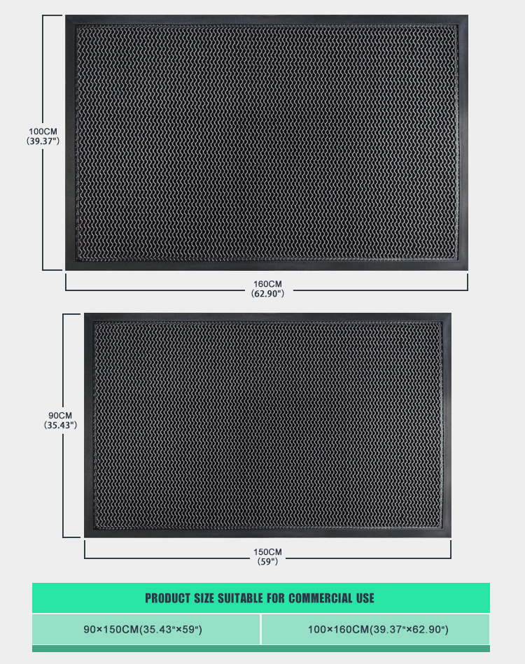 Durable Skid Resistance Dust Control Molded ECO-friendly Rubber entrance door mat(图8)