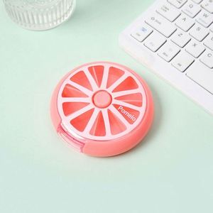 JH Medibox, organiseur de pilules portable pour les voyages, étui pour médicaments quotidiens, cordon, trousse de premiers soins, boîtes de rangement pour vitamines, fabriqué en PP durable - Product Image 3