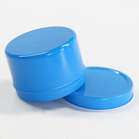 Coperchio di slittamento rotondo di vendita caldo blu piccolo contenitore di latta di metallo contenitori di latta orologio scatola di imballaggio scatola regalo scatole metalliche per candela