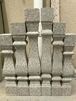 Colonne en granit blanc moderne évidée G603 de 18 mm d'épaisseur pour extérieur, idéale pour les hôtels – Vente chaude directe usine Chine