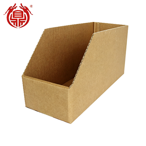 Wholesale Custom Kraft Corrugated Warehouse <strong>Storage</strong> Bins - Open Front <strong>Cardboard</strong> Pick <strong>Boxes</strong> for Shelving Organization - Product Image 2