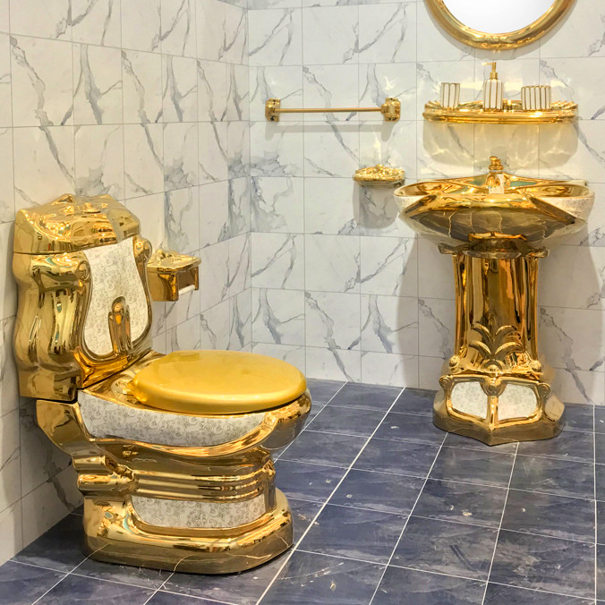 Royal Luxury Style Bathroom Ceramic Water