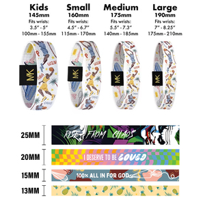 La mejor pulsera de tela elástica elegante con logotipo impreso personalizado Popular, pulsera de festival para eventos publicitarios - Product Image 6