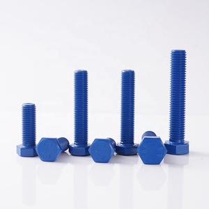 Vis hexagonale extérieure en acier inoxydable revêtue de PTFE, grade 8.8, isolée bleue, non corrosive - Product Image 3