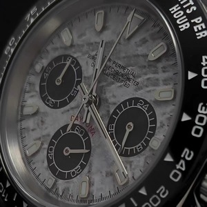 Montre chronographe à quartz pour hommes, 39mm, boîtier en acier, lunette en céramique noire, verre saphir avec mouvement VK63 - Product Image 4