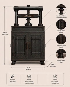 Industrial Vintage Metal <b>Bar</b> <b>Cabinet</b> with Double Door Design Wooden Shelves Wine Bottle Rack and Glass Storage for Home Lounge - Product Image 2