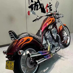 Modèle de moto <span class=keywords><strong>vintage</strong></span> en métal moulé sous pression Maisto à l'échelle 1:18, Softail Deuce, jouet de collection - Product Image 3