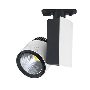 Projecteur LED de rail 23W 4000K, compatible avec trois fils, idéal pour l'éclairage des espaces commerciaux et des galeries. - Product Image 1