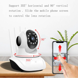 Larmtek-minicámara IP de seguridad CCTV para interiores, Monitor de bebé con WiFi 5G, 1080P, seguimiento IA, Audio, videovigilancia, <span class=keywords><strong>Alexa</strong></span> - Product Image 2