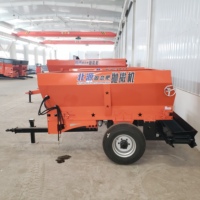 Épandeur de fumier pour vergers et vignobles BEIYUAN, entraîné par tracteur, avec pompe et convoyeur à chaîne arrière pour une fertilisation organique à haute productivité