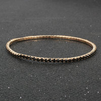 Nouveau Bracelet de Tennis élastique en strass multicolore, bijoux simples et brillants, vente en gros, tendance pour femmes