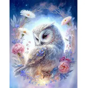 Алмазная живопись животных пейзаж серии фантазийное Птичье гнездо Сова Премиум атмосфера Ручной вышивки арт-деко подарочный набор