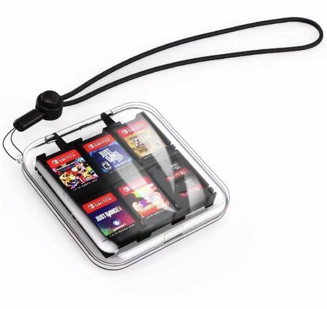 12in1 Game Card Storage Case Universal Game Case Plastic Cartridge with Card Slot for Nintendo Switch Controller Accessories