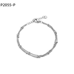 Amy Amy Fashion <b>Bracelet</b> P2055 Silver Plated Chain Link Women's Classic Style Jewelry Gift - Product Image 1