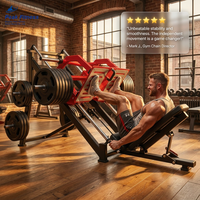 Presse à jambes en acier à 45 degrés, équipement d'entraînement des jambes de qualité commerciale, robuste et sécurisé pour la salle de sport