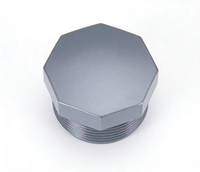 Bouchon de tuyau hexagonal en PVC fileté, anti-fuite, pour systèmes de plomberie et de traitement de l'eau