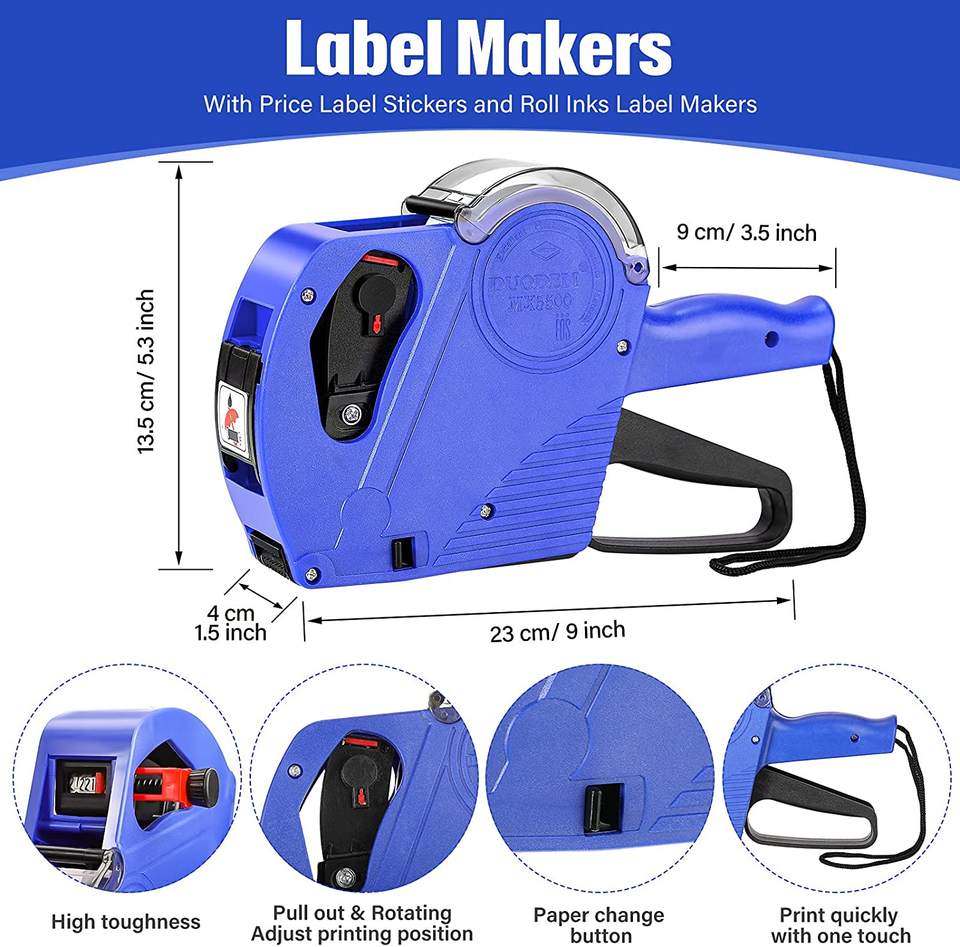 Gun Labelling EOS5500 Price Label Gun - 1 Line 8 Digits Digital Solution