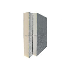 Conduits PUR à faible coefficient de conductivité thermique, conduits d'air pré-isolés en PU écoénergétiques, panneaux de conduits en <span class=keywords><strong>mousse</strong></span> rigide avec feuille d'aluminium - Product Image 3