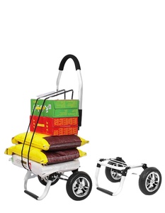 Conception personnalisée Logo gratuit Charge d'impression 50kg <span class=keywords><strong>Chariot</strong></span> <span class=keywords><strong>de</strong></span> supermarché pliable léger et robuste <span class=keywords><strong>Chariot</strong></span> d'épicerie pliable - Product Image 2