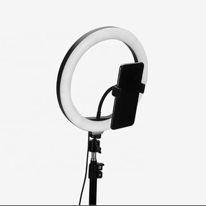 Mini anneau lumineux LED USB 10'' avec télécommande, éclairage photographique, lumière de maquillage pour filles avec trépied - Product Image 1