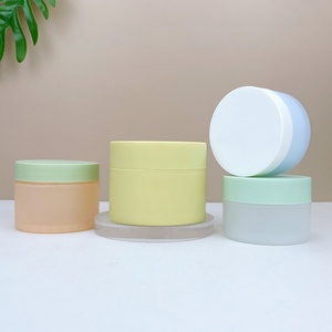 Wholesale Custom 100ml 200ml 250ml PP Cosmetic Cream Double Wall Thick Empty Frosted Container <b>Plastic</b> <b>Jar</b> 250g - Product Image 6