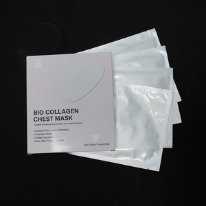 Masque pour la poitrine au collagène en marque privée OEM, contient de l'acide hyaluronique et de la nicotinamide pour hydrater et éclaircir la <span class=keywords><strong>peau</strong></span> - Product Image 1