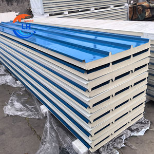 แผงแซนวิช PIR 45กก./M3แผงหลังคาและผนังกันไฟ - Product Image 2