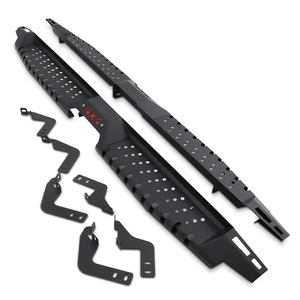 Pedane Laterali in Acciaio Rinforzato per <span class=keywords><strong>Ford</strong></span> <span class=keywords><strong>Ranger</strong></span> T6 T7 T8 T9 2012-2026 4x4 Pickup Truck - Barre Nerf - Product Image 2