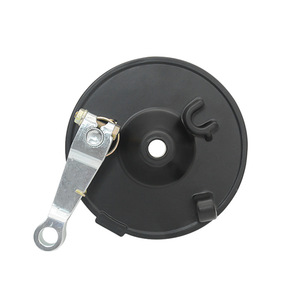 Electric Vehicle Front Drum Brake Assembly 110mm Aluminum Alloy With Round Groove Hub Cover For Tricycle Replacement - Product Image 1