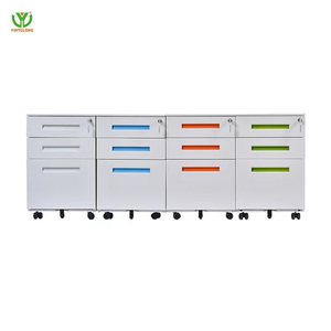 Yinlong bán buôn điện thoại di động 2 có thể khóa <span class=keywords><strong>3</strong></span> ngăn kéo chỉ số Thẻ tập tin Tủ kim loại A4 lưu trữ văn phòng hộp thẻ cho văn phòng - Product Image 1