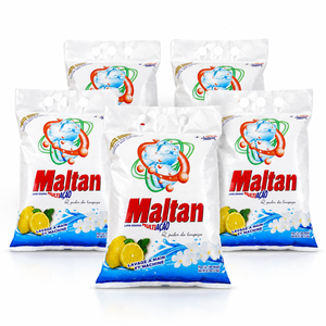 Detergente en <span class=keywords><strong>Polvo</strong></span> para Lavandería, Precio de Fábrica, 500g, Calidad Estable, Aroma a Limón, Limpieza Profunda, para Latinoamérica - Product Image 1