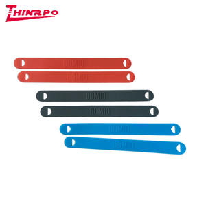 OEM זול מתכוונן סיליקון גומי למתוח רצועה, גומי אלסטי להקת עם חורים - Product Image 2