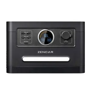Zencar HOT Super Power Electronics 1200W stazione di ricarica rapida stazione di alimentazione portatile notturna da viaggio all'aperto con luce a LED