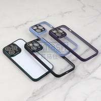 Funda de Teléfono de Diseño Nuevo y Lujoso, Carcasa Rígida de PC, Funda Protectora a Prueba de Golpes con Protector de Lente de Cámara