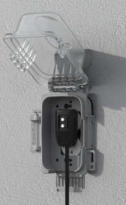 Cubierta de plástico resistente a la intemperie de 1 banda Montaje vertical Uso con receptáculo GFCI Mercado de América y Canadá - Product Image 3