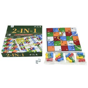 Juego <span class=keywords><strong>de</strong></span> Mesa 2 en 1 Plegable <span class=keywords><strong>de</strong></span> Papel, Serpientes y Escaleras, <span class=keywords><strong>Ludo</strong></span> con Piezas <span class=keywords><strong>de</strong></span> Plástico, Juego <span class=keywords><strong>de</strong></span> Mesa Familiar <span class=keywords><strong>de</strong></span> Viaje para Todas las Edades - Product Image 1