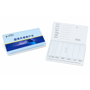 Impresión de Seguridad Personalizada para Libretas de Ahorro, con Marca de Agua Anti-Falsificación y Código de Barras, para Libretas de Depósito Bancario - Product Image 1