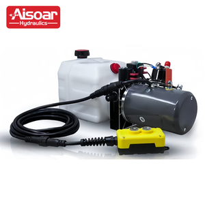 6톤 유압식 가위형 호이스트 키트 PH416 (10'-14' 덤프 베드용), 헤비듀티 팁퍼 트레일러 언더바디 리프트 실린더 (파워 유닛 포함) - Product Image 3