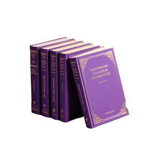 Impression de romans d'aventure Journal intime à couverture rigide violet personnalisé avec <span class=keywords><strong>livre</strong></span> d'édition de boîte-cadeau - Product Image 6