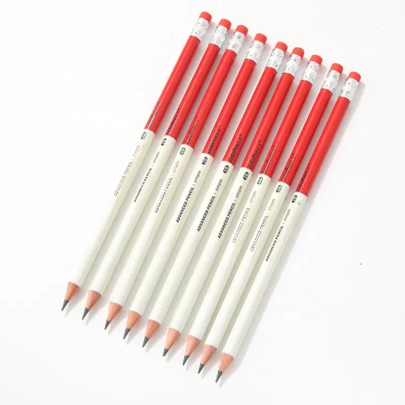 Bulk Wooden Standard 2B Pencils With High Quality Lead Writing Pencil For School Kids Children