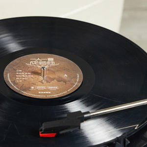 Factory Custom Wooden 3 Speed Vinyl <b>Record</b> <b>Player</b> BT FM Classic Gramophone <b>Retro</b> with Copper Horn Speaker High Fidelity - Product Image 6