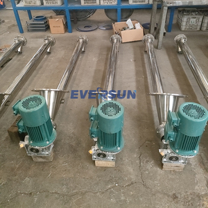Paslanmaz çelik endüstriyel tuz asansör, granül tozu vidalı konveyör - Product Image 3
