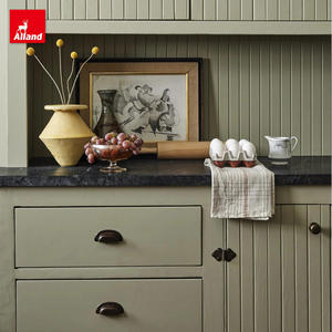 Armoire de cuisine moderne Allandgroup Craftsman, base de rangement écologique de style européen, porte en panneau de bois, pour salle à manger, cuisine - Product Image 3