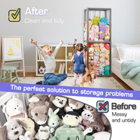 Coffre à jouets Poubelle sensorielle Plus organiser les jouets pour enfants Animaux en peluche Cages et juguetes en peluche personnalisés