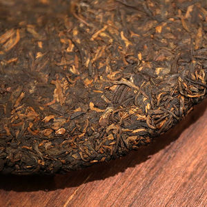 Menghai 2019 Gâteau de thé Pu'er mûr 357g Yunnan <span class=keywords><strong>Qi</strong></span> <span class=keywords><strong>Zi</strong></span> <span class=keywords><strong>Bing</strong></span> <span class=keywords><strong>Cha</strong></span> Bulang Montagne Arbre ancien Matériau pur Thé Puerh - Product Image 4