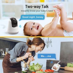 Pantalla grande de fábrica Larga espera Detección de llanto Niñera electrónica Monitor de bebé de video inalámbrico inteligente de 5 pulgadas con cámara - Product Image 4